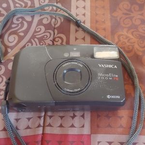 Vintage Yashica Micro Elite Zoom 70 Camera & Case